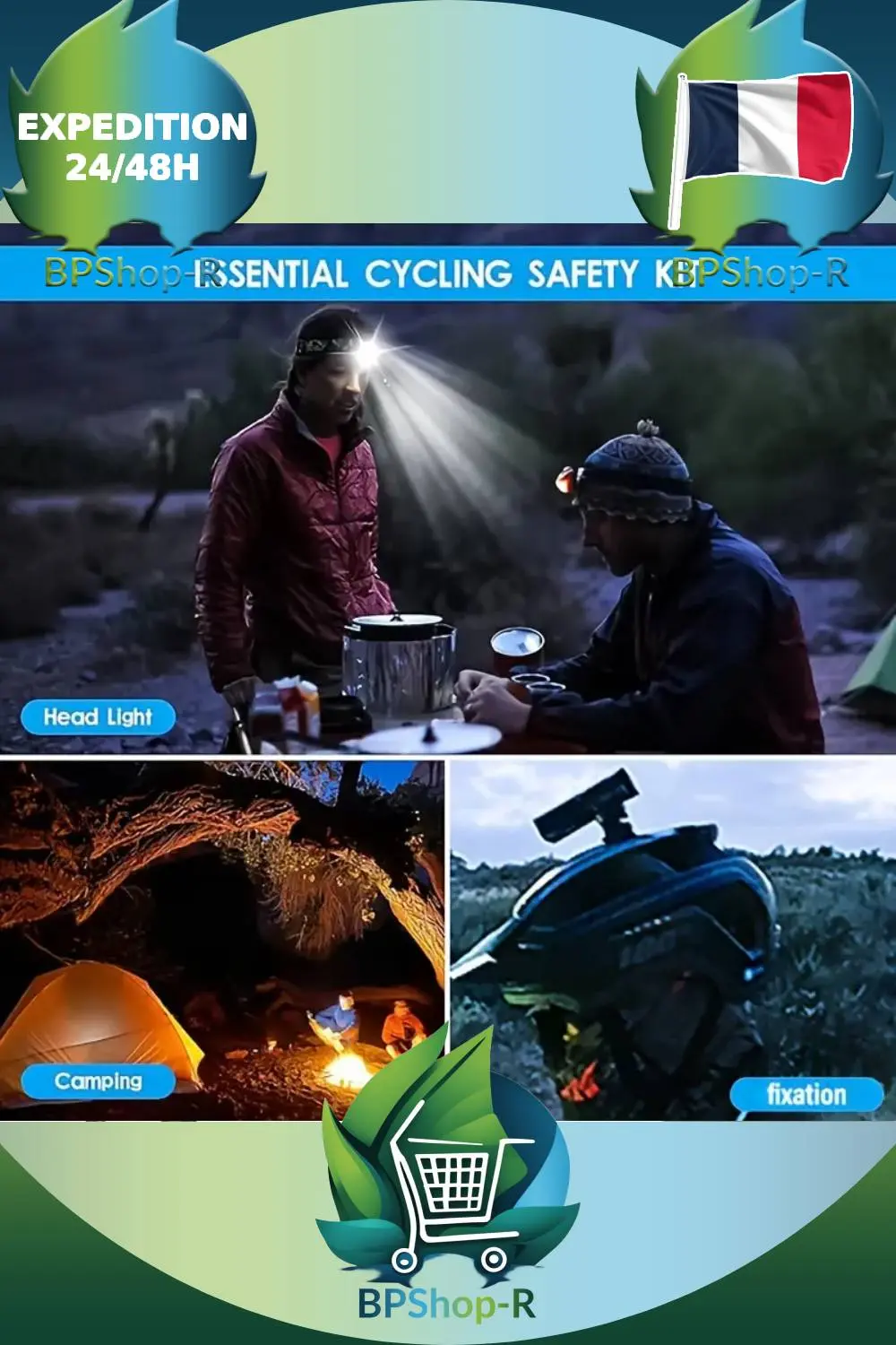 Lampe vélo cadre article 2