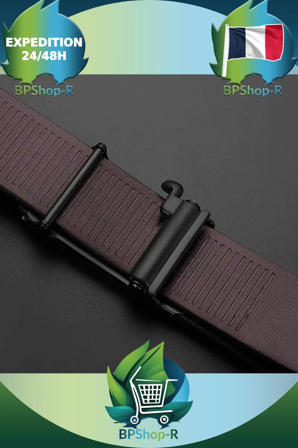 Ceinture cuir PU portée tenue
