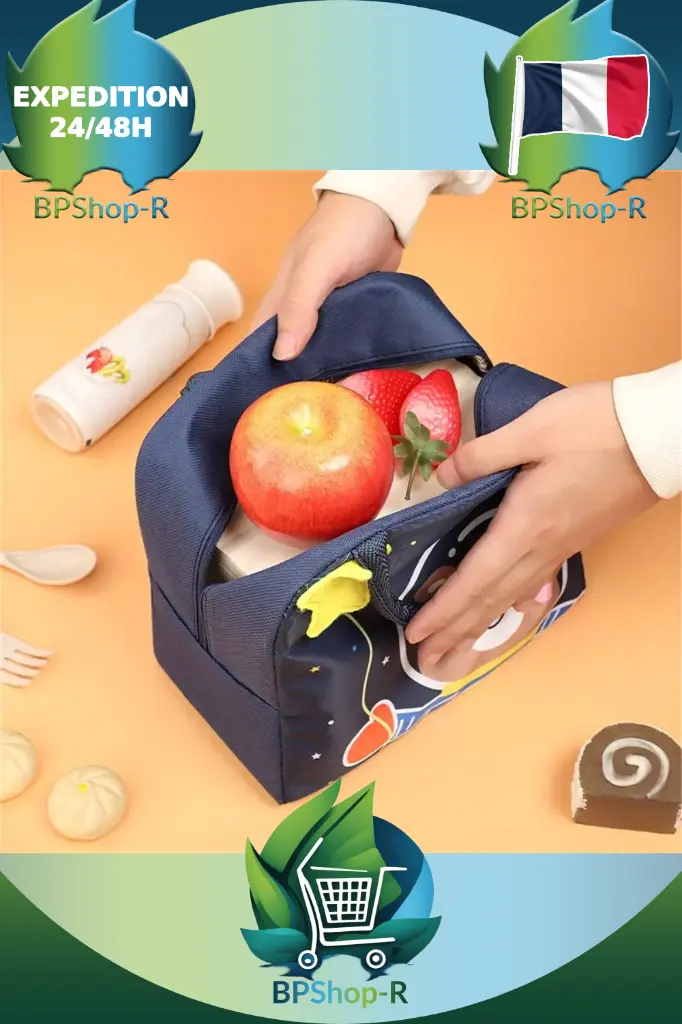 Sac à Déjeuner Isolé Kawaii 3D Dinosaure (1).webp