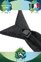 Cravate Noire Longue Et Étroite Réglable (3).webp
