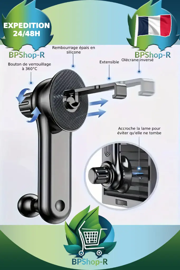 Support de Téléphone pour Voiture Grefay (3).webp