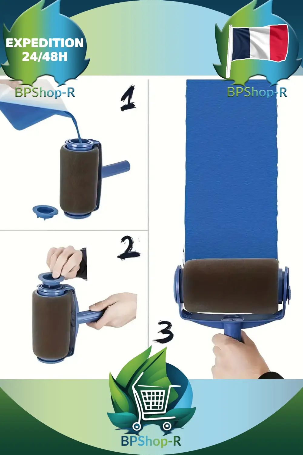 Kit peinture en situation