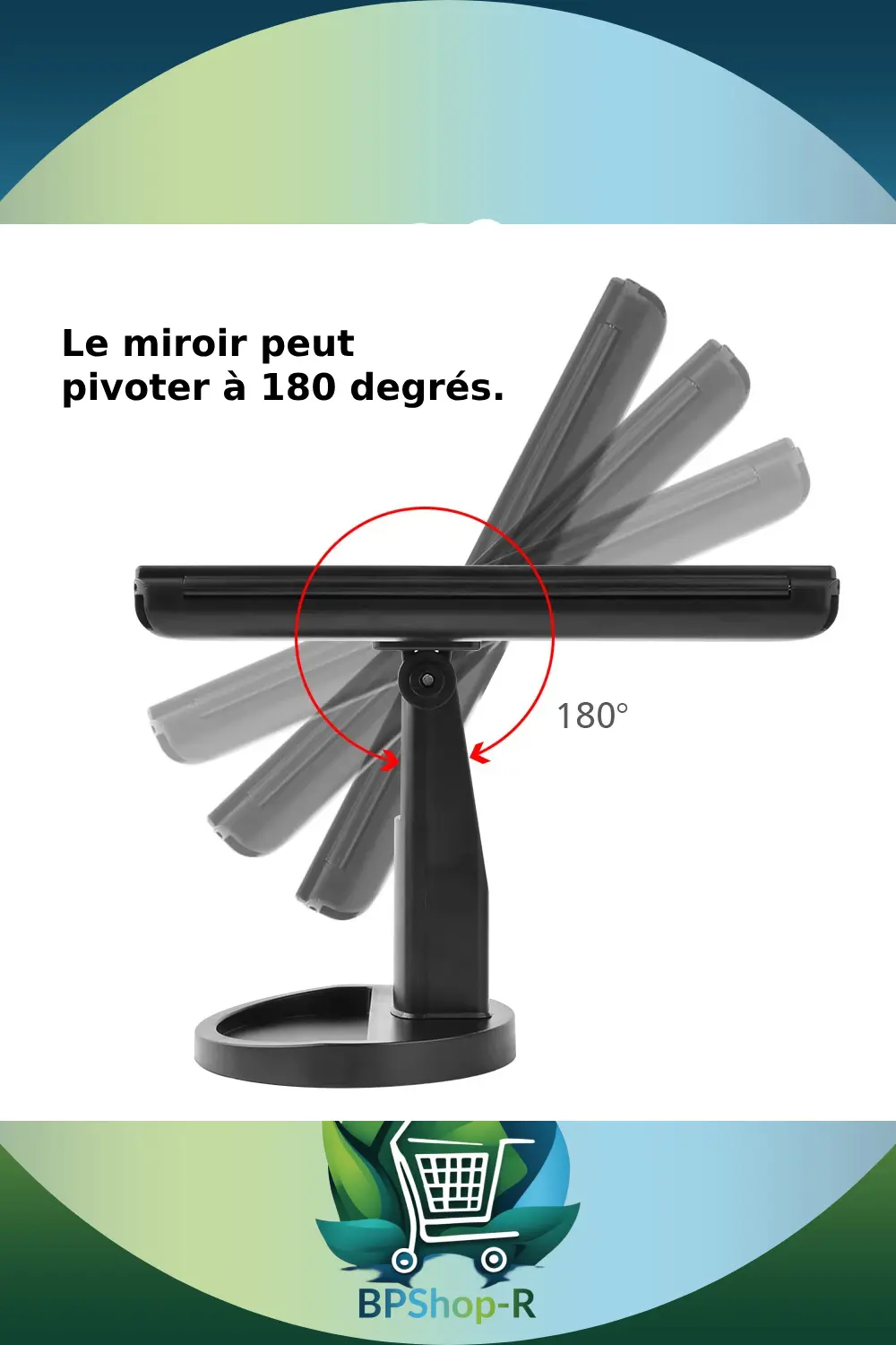 Miroir LED port USB-C