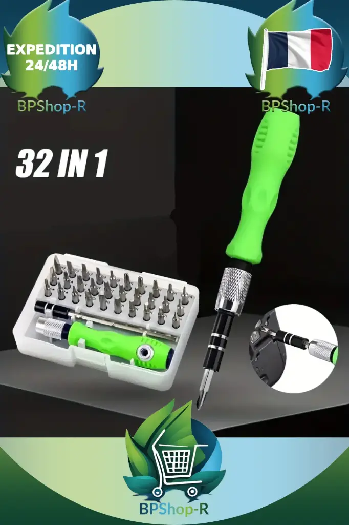 Kit de Réparation Électronique 32-en-1 : Votre boîte à outils tout-en-un pour bricoleurs experts et débutants !