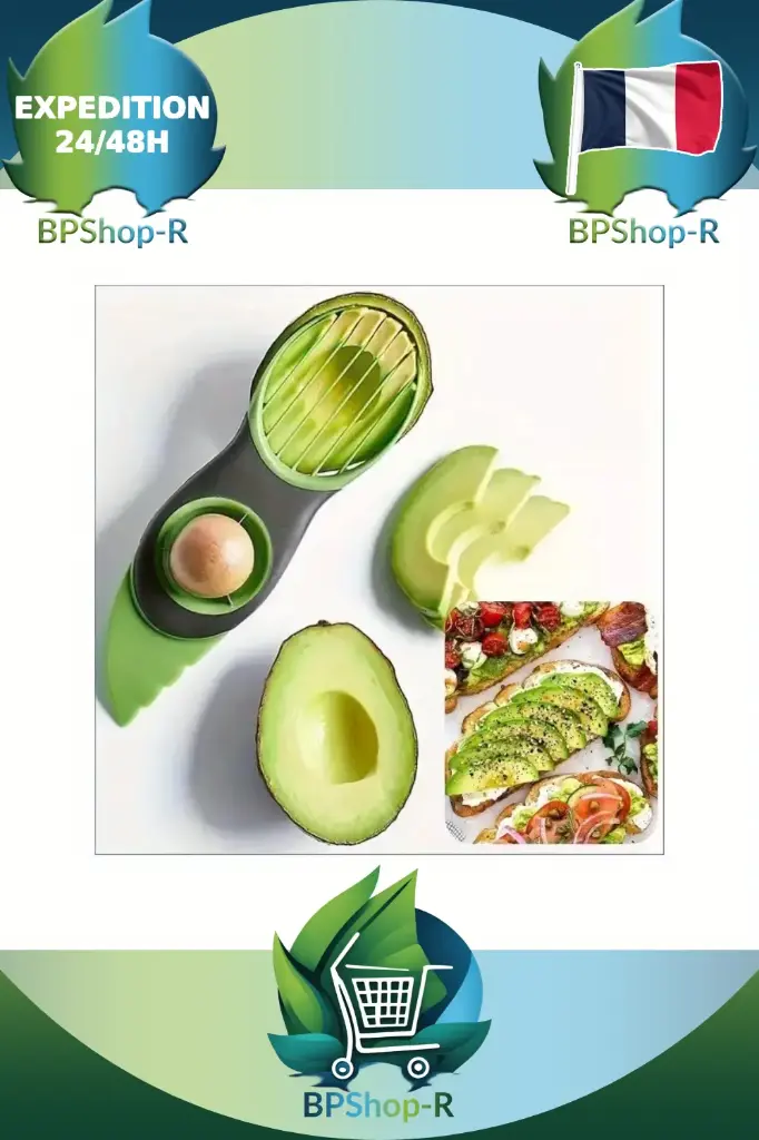 Trancheur d'avocat 3-en-1 : La révolution dans votre cuisine !