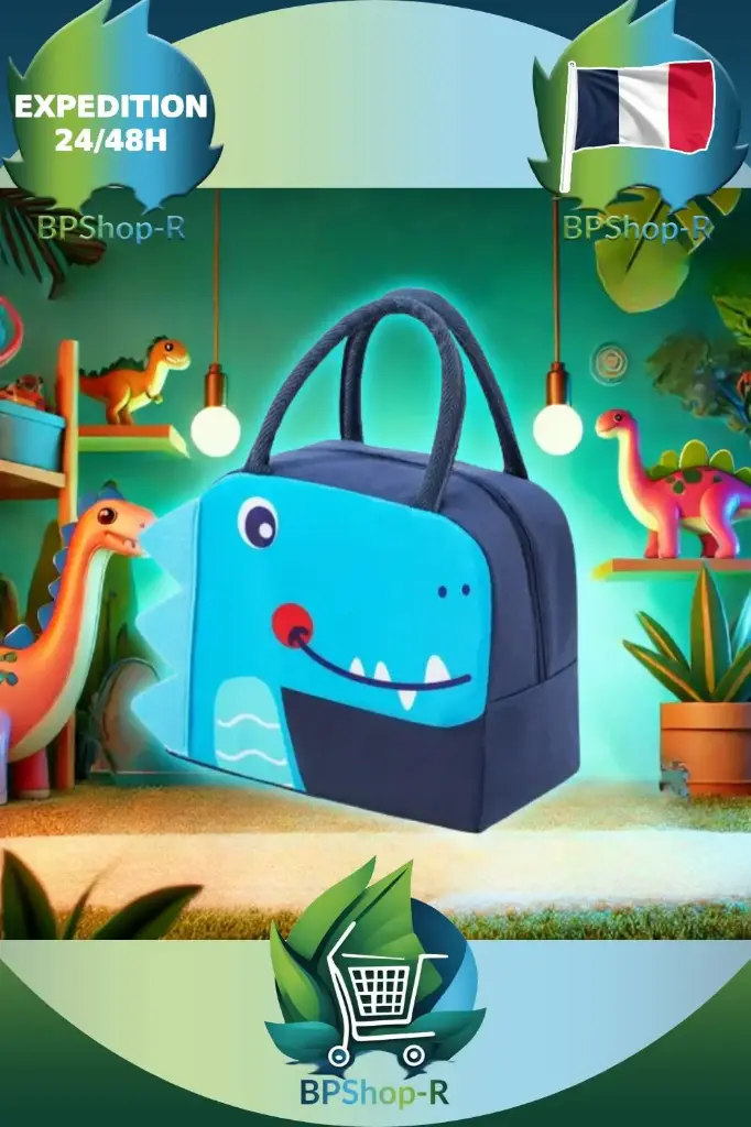 Sac à Déjeuner isotherme Dinosaure : Fun et Pratique pour les Petits et les Grands