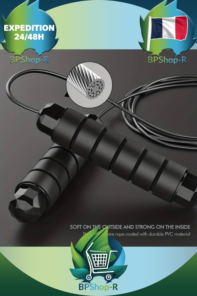 Corde à Sauter Lestée : Intensive, Ajustable et Efficace