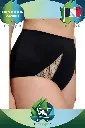 Chantelle Pulp TATTOO LOVE - Culotte Taille Haute Noir/Beige Doré
