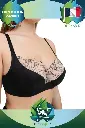 Chantelle Pulp TATTOO LOVE - Soutien-gorge Emboîtant Noir/Beige Doré