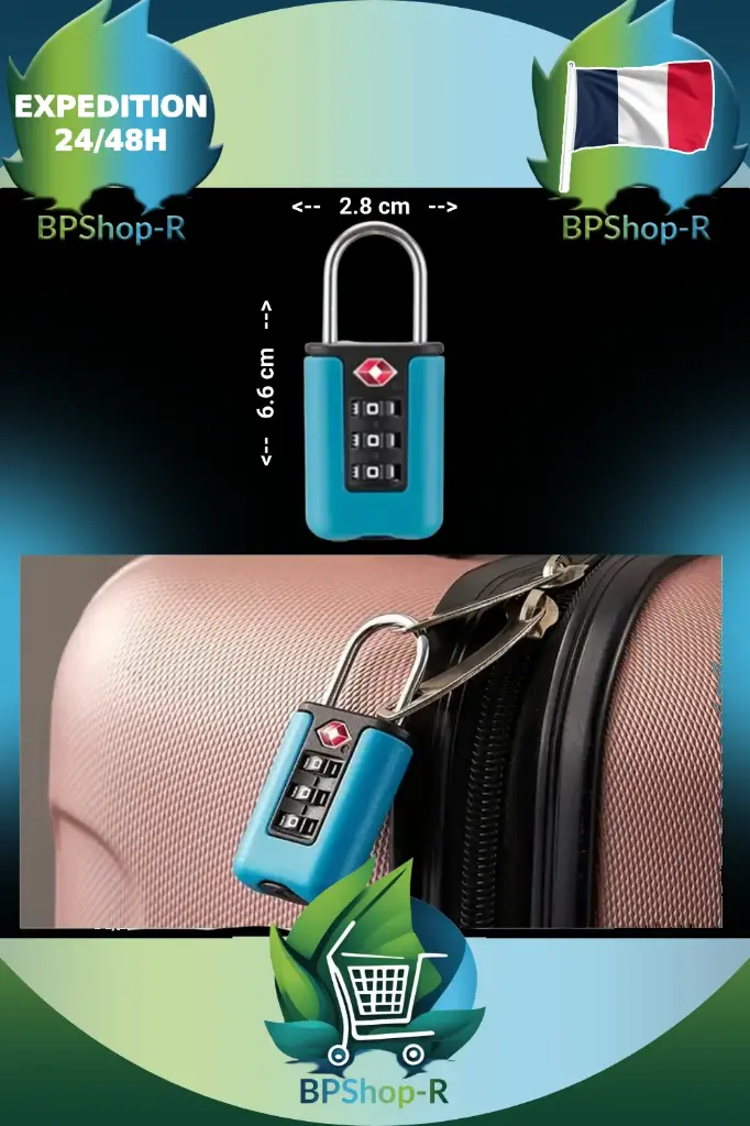 Cadenas TSA à Combinaison : Sécurisez Vos Bagages en Toute Sérénité