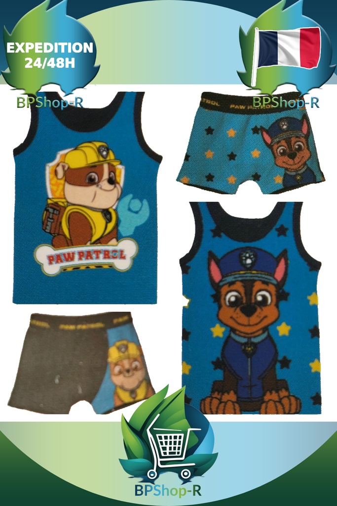Lot de 4 Pièces Pat' Patrouille : Le Confort et le Fun au Rendez-vous !