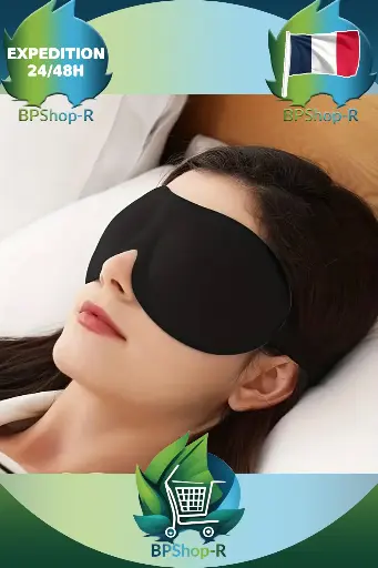 Masque de Sommeil 3D : Obscurité Totale et Confort Absolu