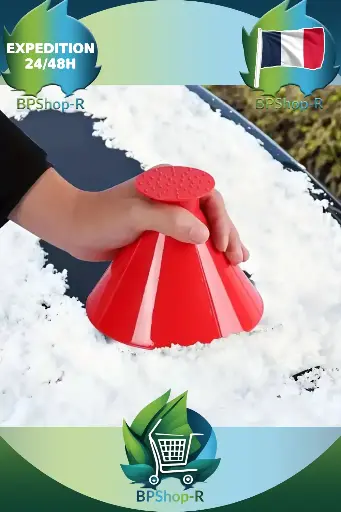 Entonnoir de Grattage de Glace : Dégivrez votre pare-brise en un clin d'œil
