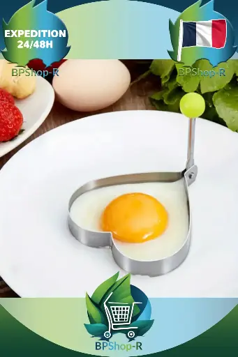 Des œufs en forme de cœur ? C'est possible avec nos moules magiques !