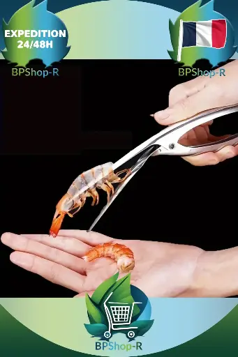 Éplucheur de crevettes professionnel : Rapidité et efficacité garanties !