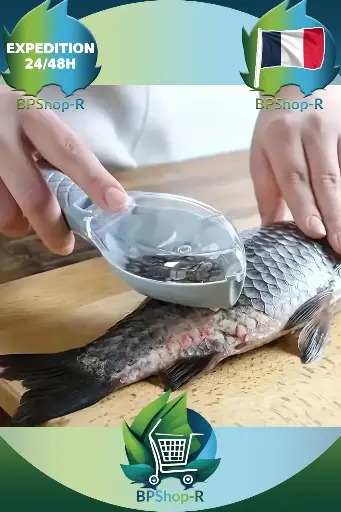 Désécaillez vos poissons en un clin d'œil avec notre outil magique !