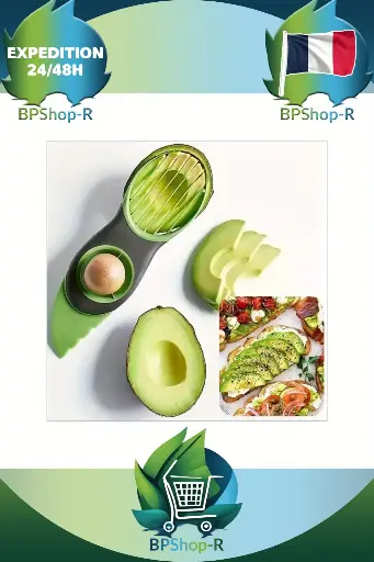 Trancheur d'avocat 3-en-1 : La révolution dans votre cuisine !