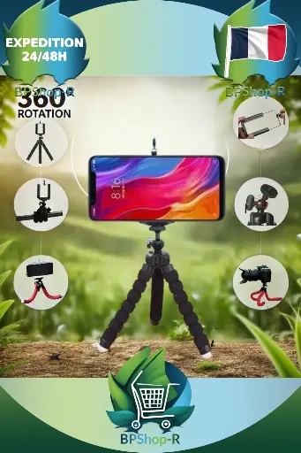 Trépied Flexible 360° : Stabilité et Créativité à portée de main