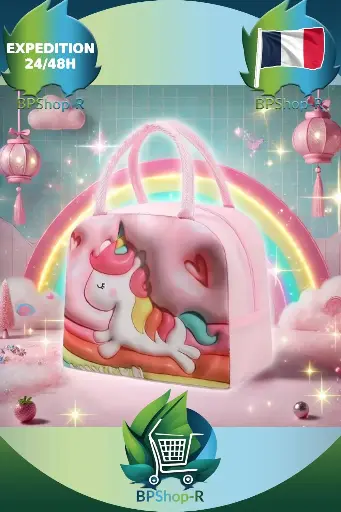 Sac à Déjeuner isotherme Licorne : Fun et Pratique pour les Petits et les Grands