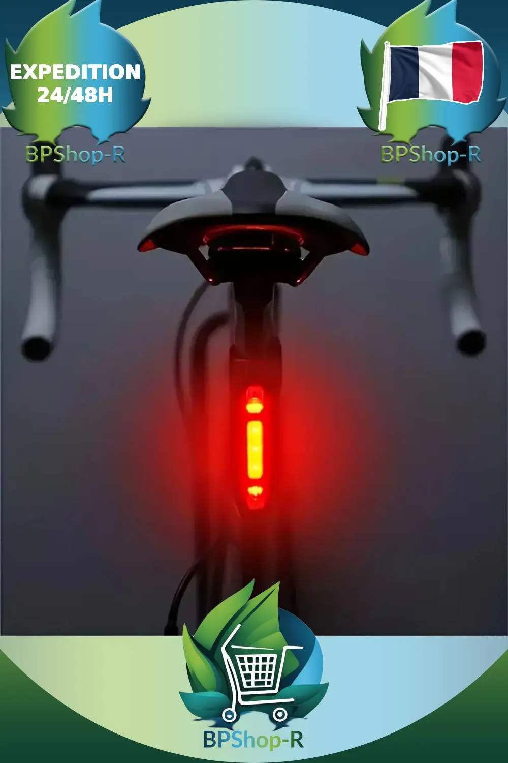 Feu arrière LED vélo