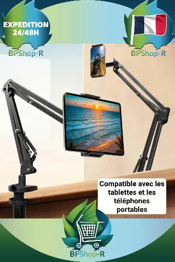 Support de Tablette/Téléphone Réglable : Votre Compagnon Numérique Ultime !