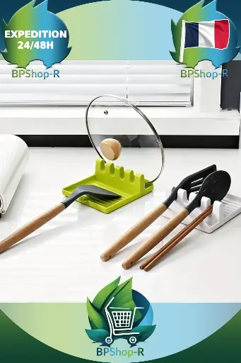 Organisateur de Cuisine en Plastique : Rangez Vos Ustensiles et Couvercles avec Style
