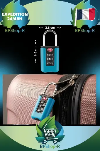 Cadenas TSA à Combinaison : Sécurisez Vos Bagages en Toute Sérénité
