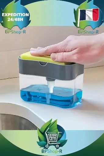 Distributeur de Savon de Cuisine 3-en-1 : Élégance et Praticité